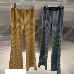 단가라 기모 부츠컷(새상품)