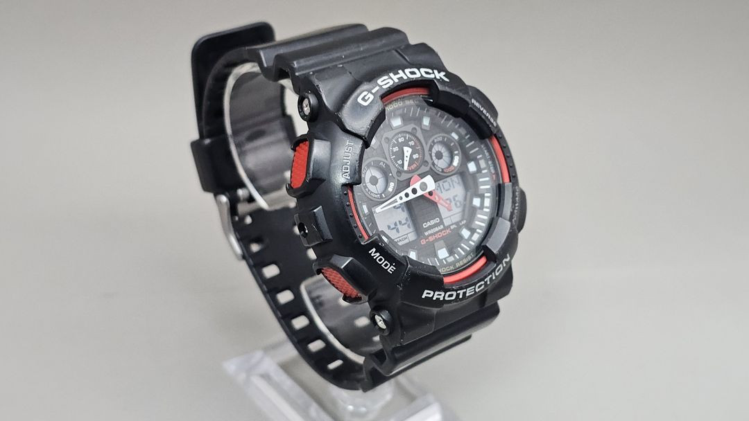 카시오 지샥 GA-100 검빨--2