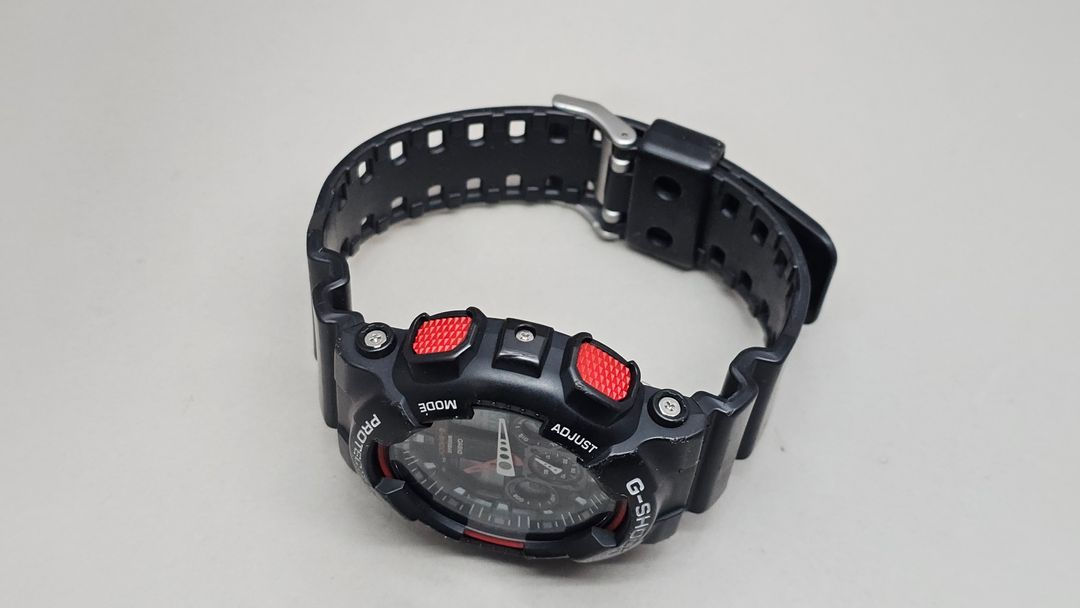 카시오 지샥 GA-100 검빨--4