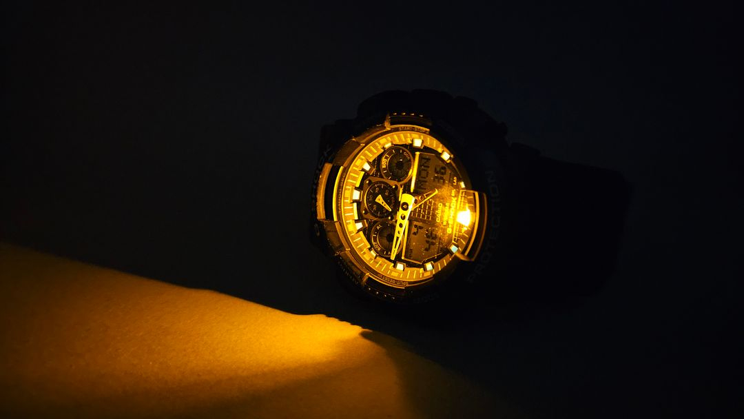 카시오 지샥 GA-100 검빨--9