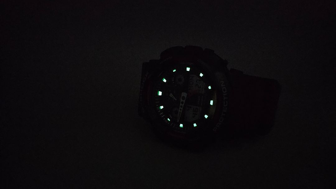 카시오 지샥 GA-100 검빨--8