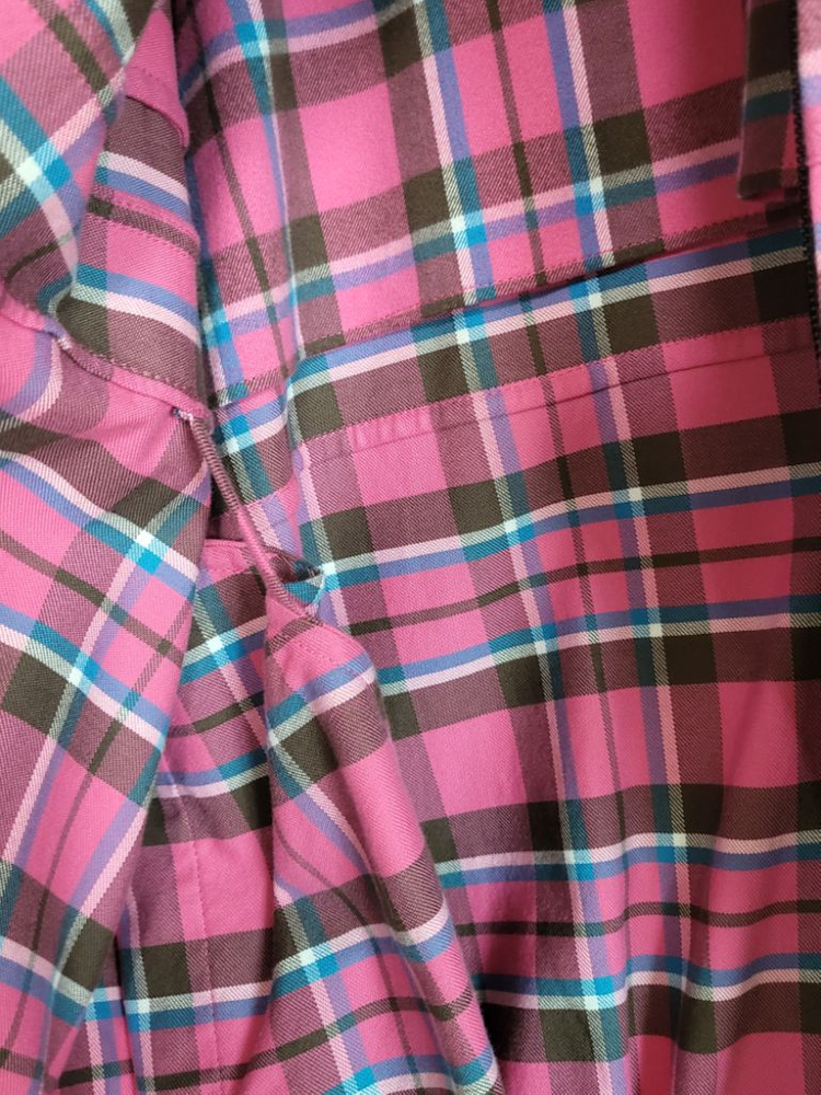 발렌시아가 플란넬 체크 집업--5