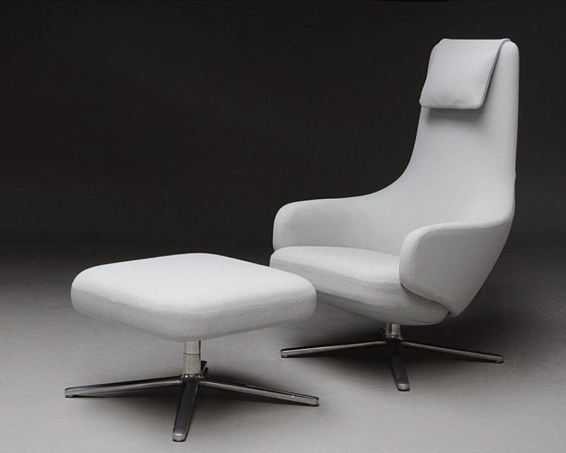 비트라 레포스 라운지 체어 & 오토만 세트 Vitra repos lounge chair 이미지