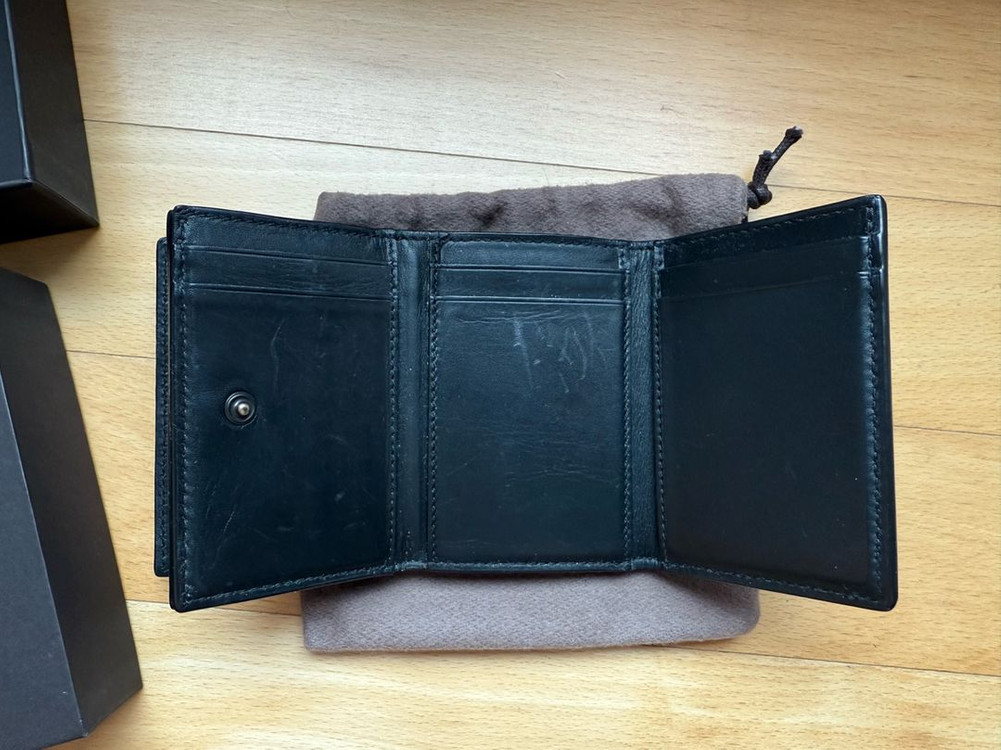 보테가베네타 BOTTEGA 3단 컴팩트 지갑 월렛 정품 반지갑 미니지갑 카드지갑유틸리티 카드한장 사이즈의 많이 들어--7