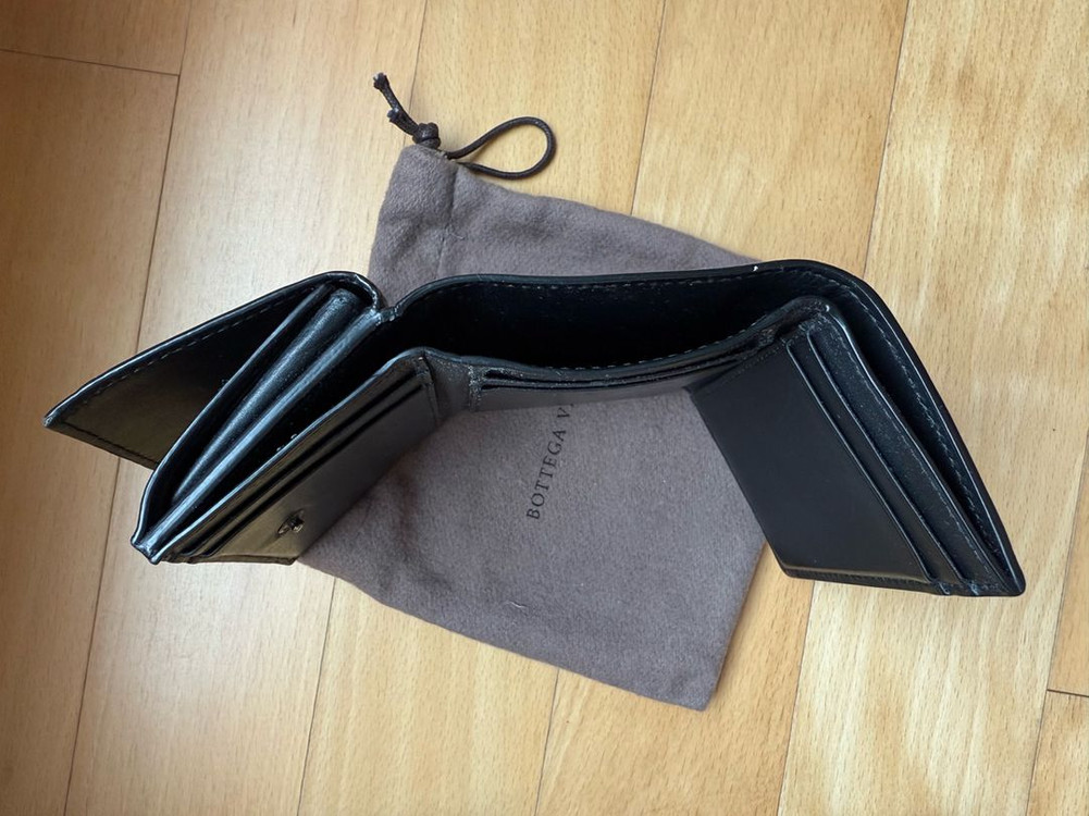 보테가베네타 BOTTEGA 3단 컴팩트 지갑 월렛 정품 반지갑 미니지갑 카드지갑유틸리티 카드한장 사이즈의 많이 들어--8