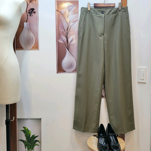 마시모두띠 얇은 울 와이드 팬츠