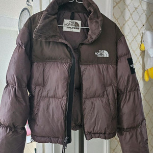 노스페이스 눕시 숏패딩 코코아 브라운 M