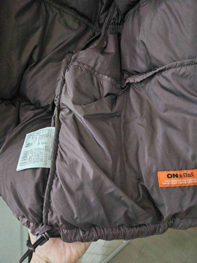 노스페이스 눕시 숏패딩 코코아 브라운 M--2