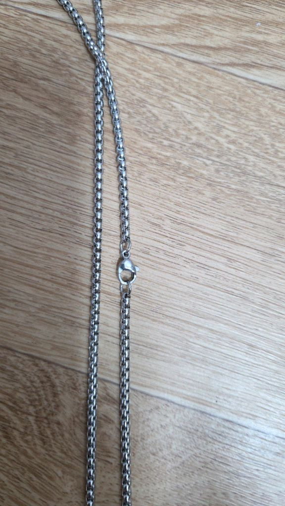 실버 체인 목걸이--2