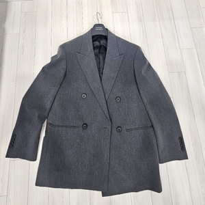 무탠다드 더블 브레스티드 챠콜 셋업 상하의 (상의 M, 하의 31)