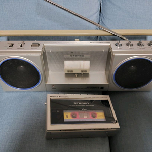 파나소닉 라디오 카세트 도킹 스테레오 붐박스