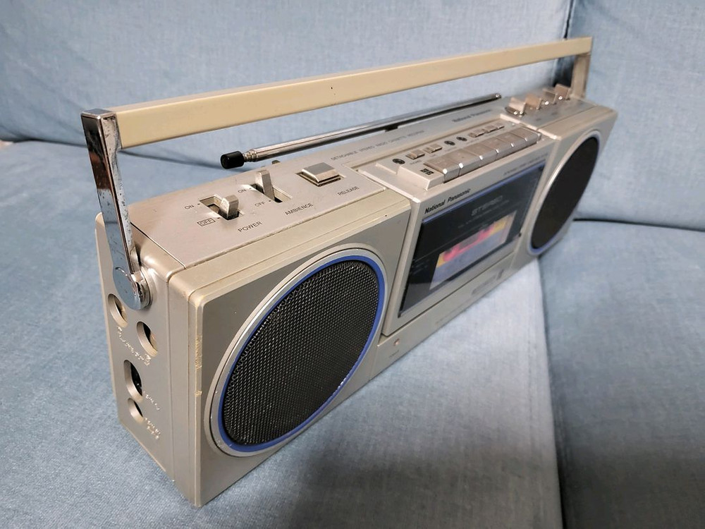 파나소닉 라디오 카세트 도킹 스테레오 붐박스--5