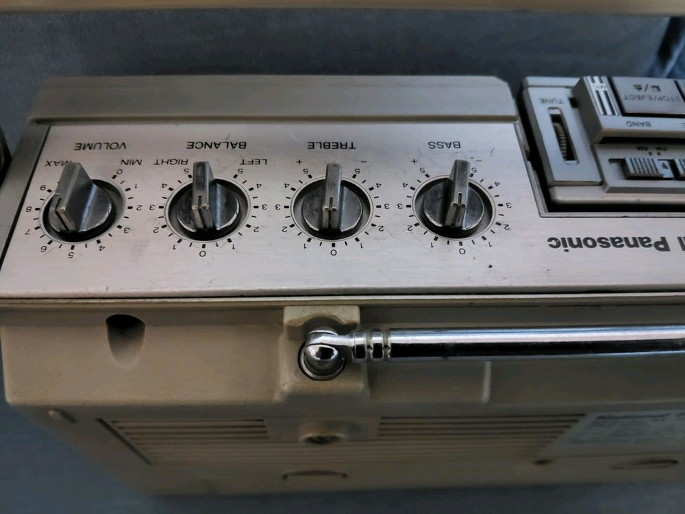 파나소닉 라디오 카세트 도킹 스테레오 붐박스--8