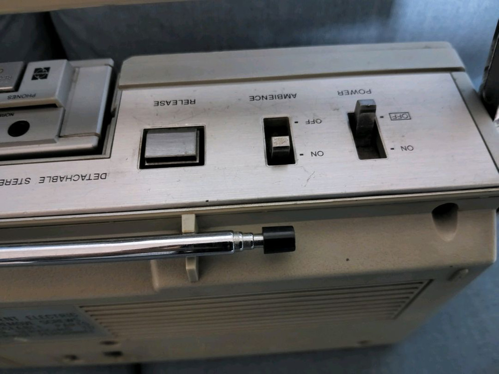 파나소닉 라디오 카세트 도킹 스테레오 붐박스--9