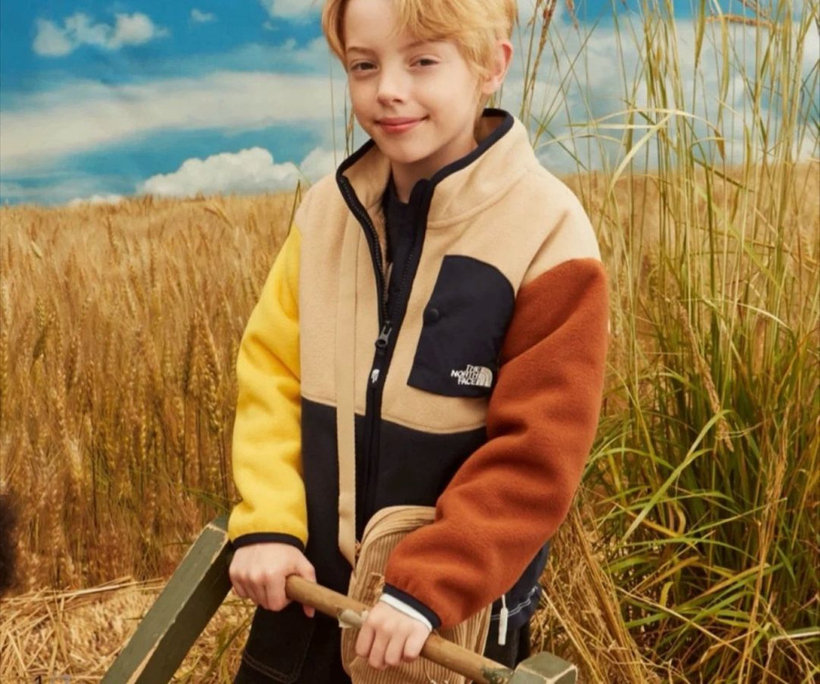 노스페이스 키즈 플리스 자켓 집업 (150)--1