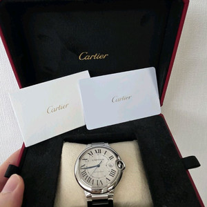 까르띠에 발롱블루 스틸 시계 42mm 풀박스 (마지막네고))