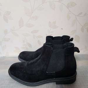 Dino Draghi 블랙 스웨이드 첼시 부츠 (40)250