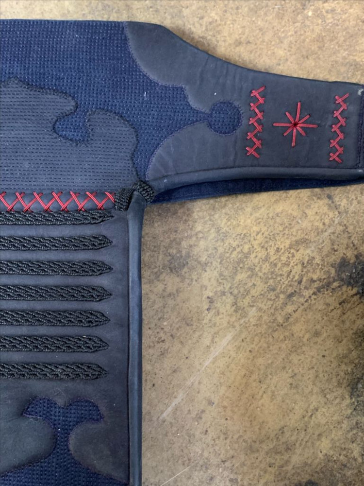 고급형 검도 호구 세트+필수보호대(160전후, 초등생/여성) 이미지