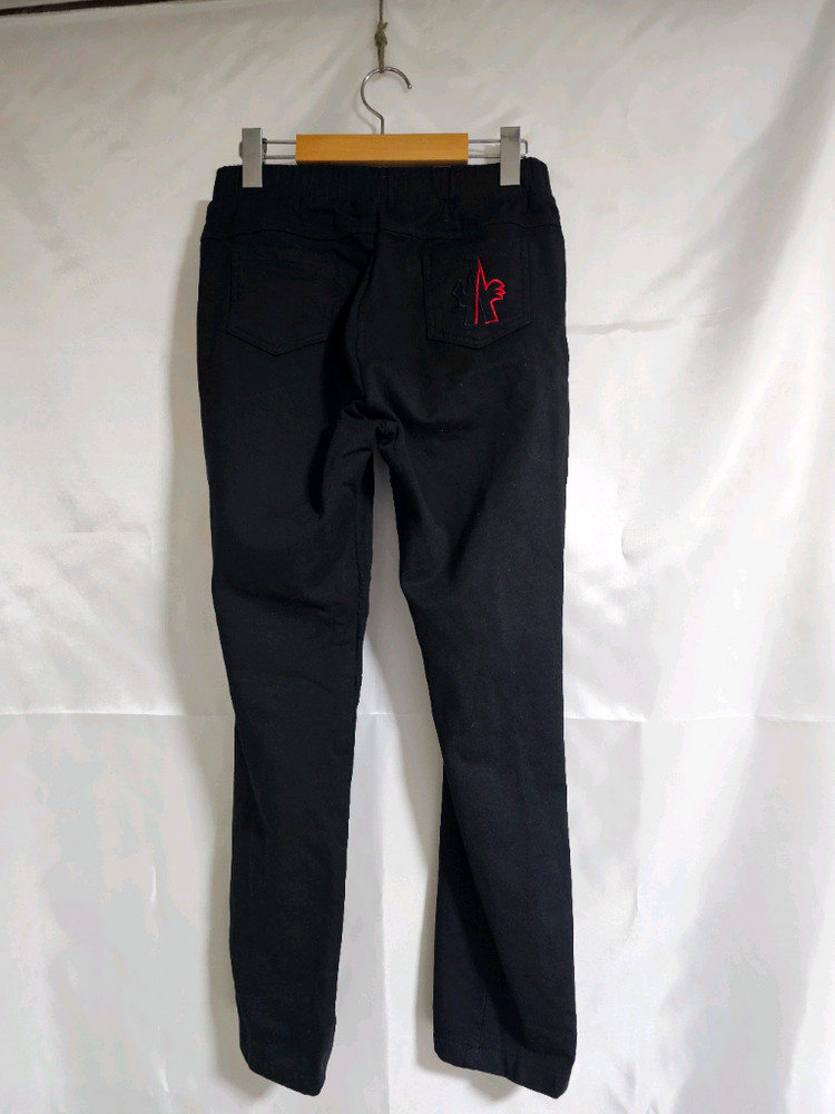 몽클레어 블랙 여성 골프바지--1