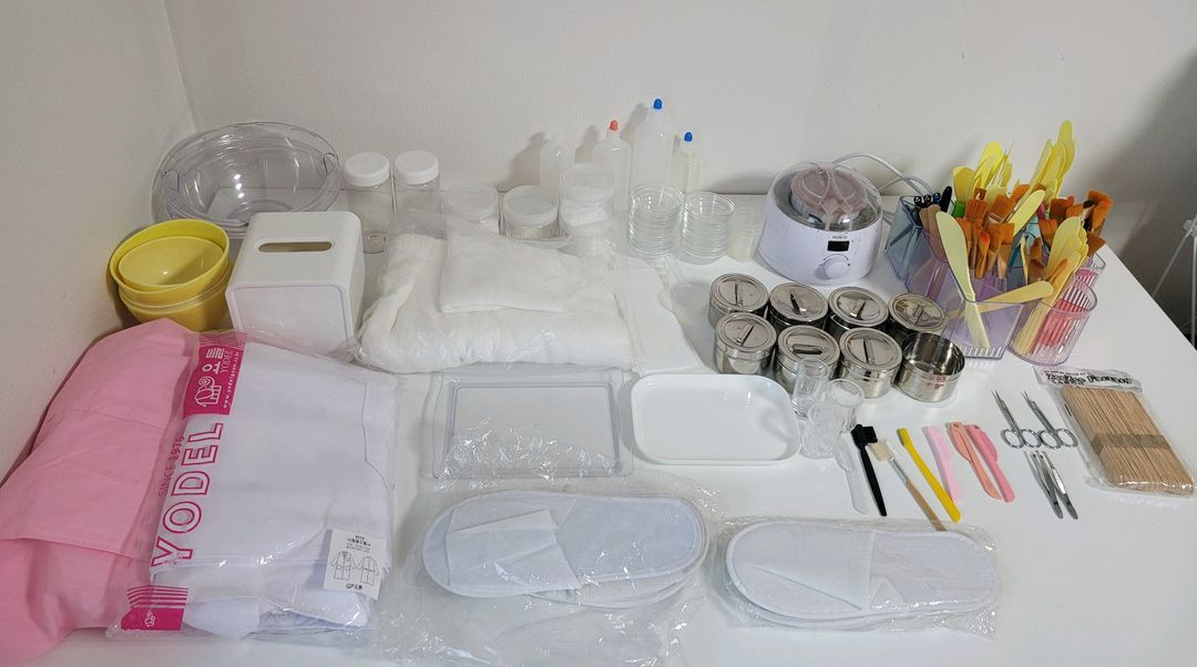 피부미용사 실기재료 낱개판매 이미지