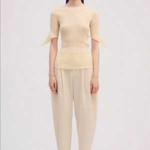 이세이미야케 SPIKELET KNIT 니트 반팔 탑 새상품