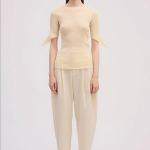 이세이미야케 SPIKELET KNIT 니트 반팔 탑 새상품