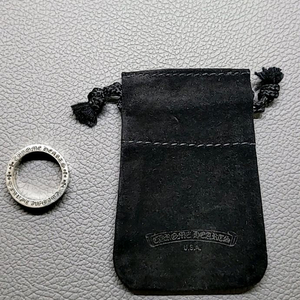 크롬하츠 정품 링 파우치 소형 (미사용) / U.S.A 각인