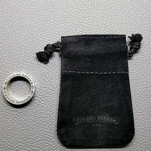 크롬하츠 정품 링 파우치 소형 (미사용) / U.S.A 각인