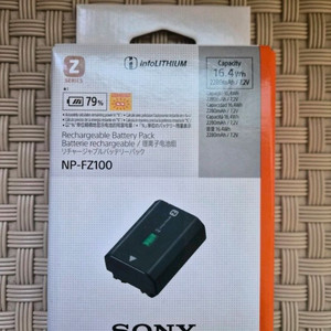 소니 NP-FZ100 배터리 새상품