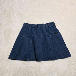 (160)내셔널지오그래픽 키즈 데님 플리츠 스커트 이미지