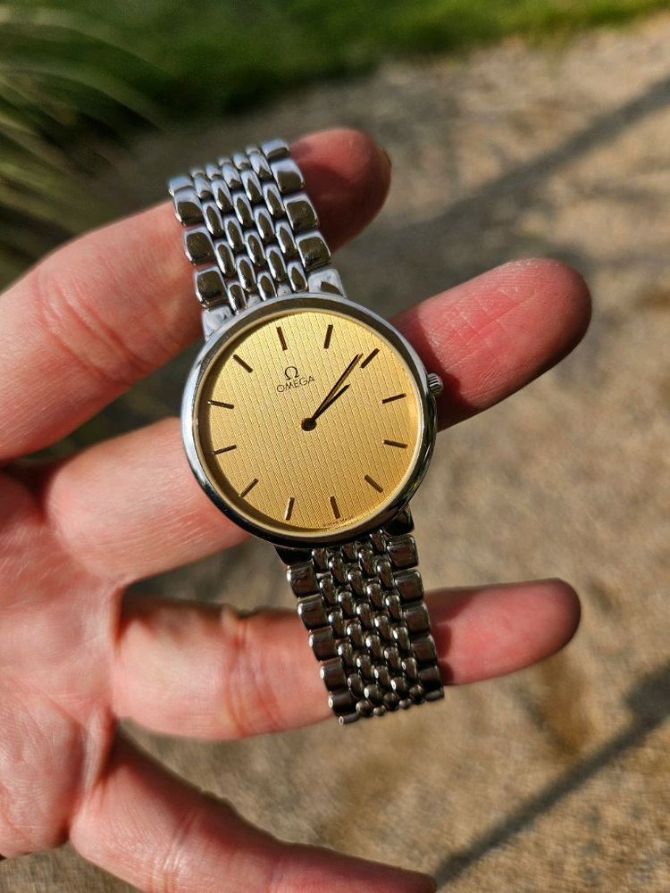 정품 ) 오메가 드빌 쿼츠 드레스워치--1