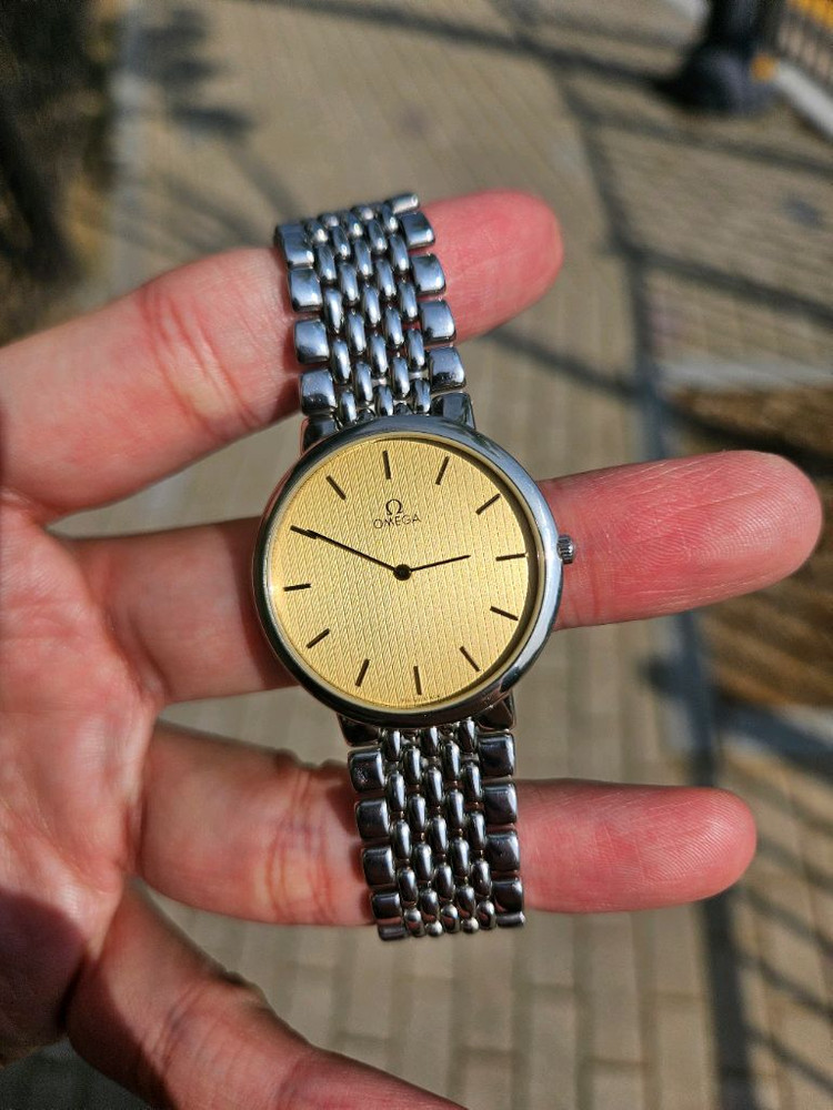 정품 ) 오메가 드빌 쿼츠 드레스워치--3