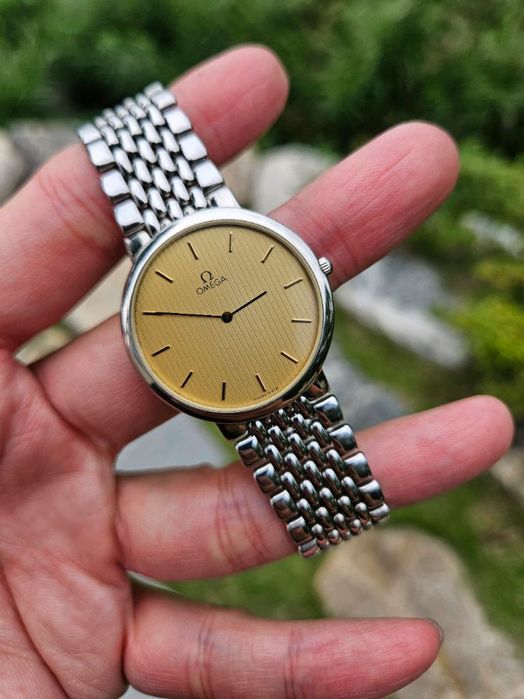 정품 ) 오메가 드빌 쿼츠 드레스워치--4