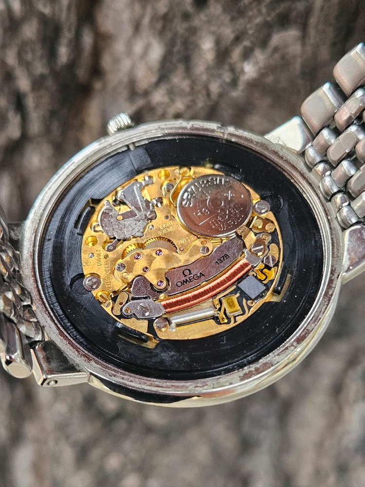 정품 ) 오메가 드빌 쿼츠 드레스워치--5