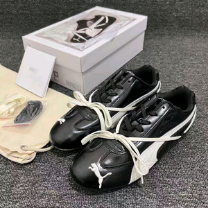 푸마 x 로제 스피드캣 PRM 블랙 웜 화이트 240MM