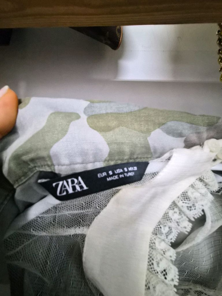 자라 카모 밀리터리 야상 점퍼 스타일--9