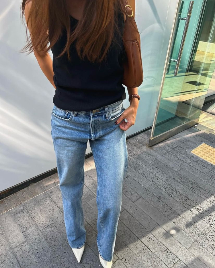 식스앤어하프 블랙 슬링백 힐 미나 싸게 판매해요~ 이미지