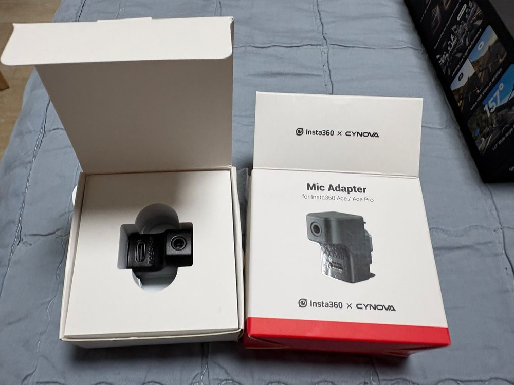 인스타360 에이스프로2, 마이크어댑터, 삼각대마운트3개, 배터리2개, 삼성 512 sd--6