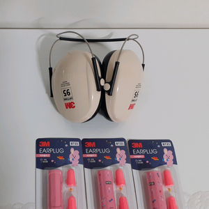 3M 헤드밴드형 귀덮개 귀마개 H6A/V 21dB 95dBA사용 경량