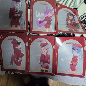 스텔라이브 팝업 구매특전 클리어 파일 팝니다