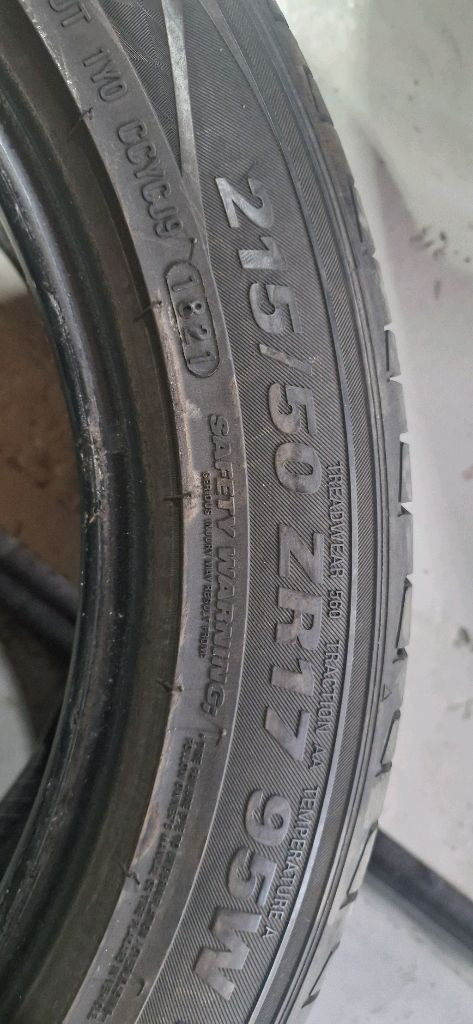 중고 마제스티 타이어 215/50R17 이미지