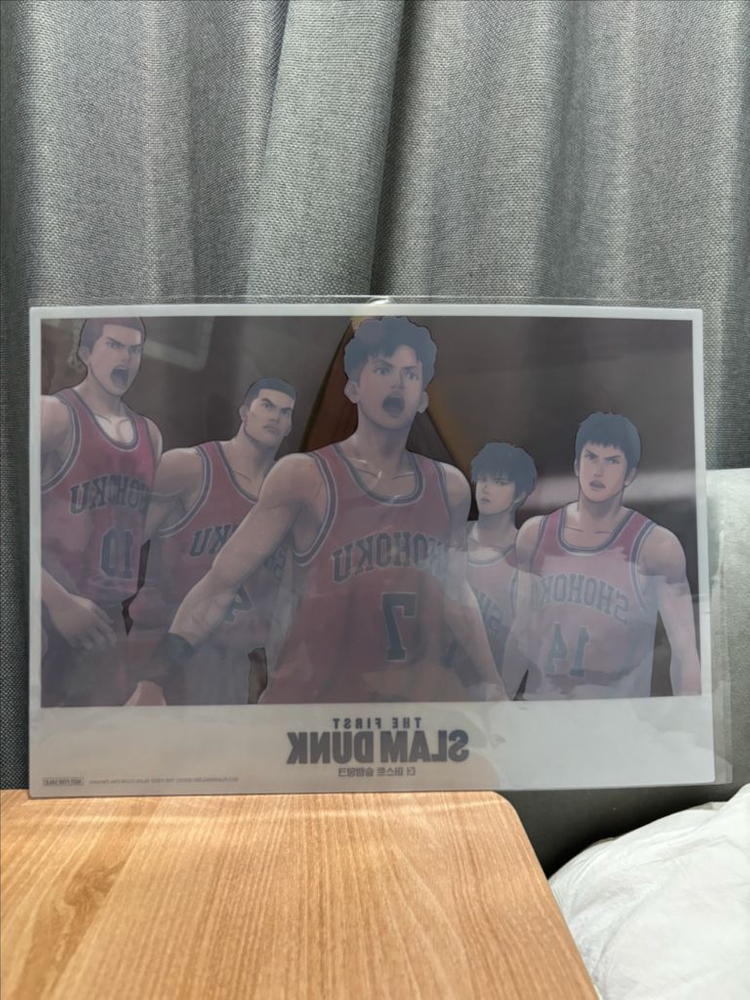 롯데시네마 특전 더 퍼스트 슬램덩크 A3 PET 포스터 + 클리어 파일 미개봉--1