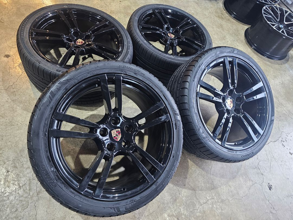 포르쉐 카이엔 958 터보 순정 21인치 순정휠타이어--4