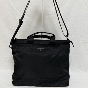 정품 프라다 포코노 나일론 블랙 토트백 숄더백 비지니스 노트북가방