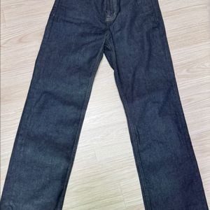 스파오 와이드 생지데님 28