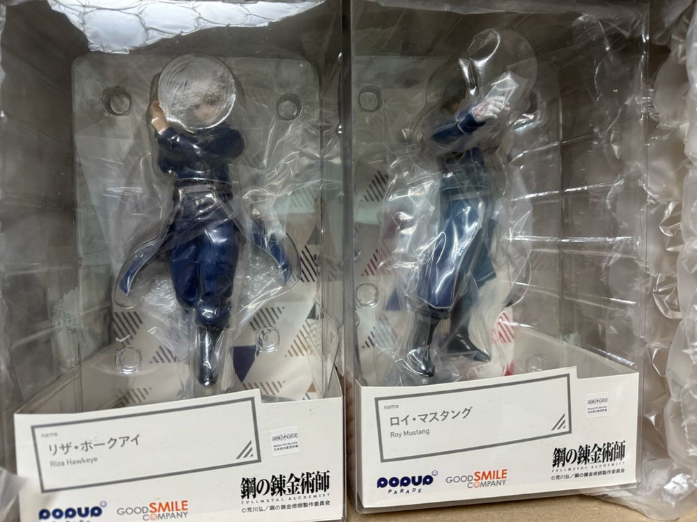 미개봉 POP UP 강철의 연금술사 엘릭형제,머스탱,호크아이 일괄--6