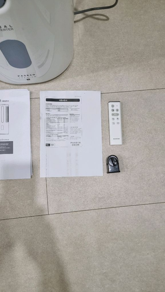 파세코 창문형에어컨 PWA3500PB 모델 최신모델 A급 이미지