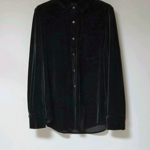 베르니스 Berenice 21 로고 벨벳 셔츠