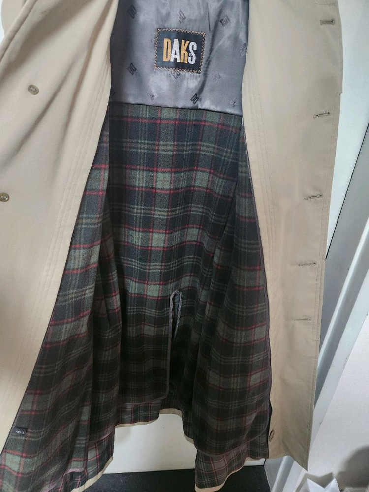 닥스 이중트렌치 코트--2