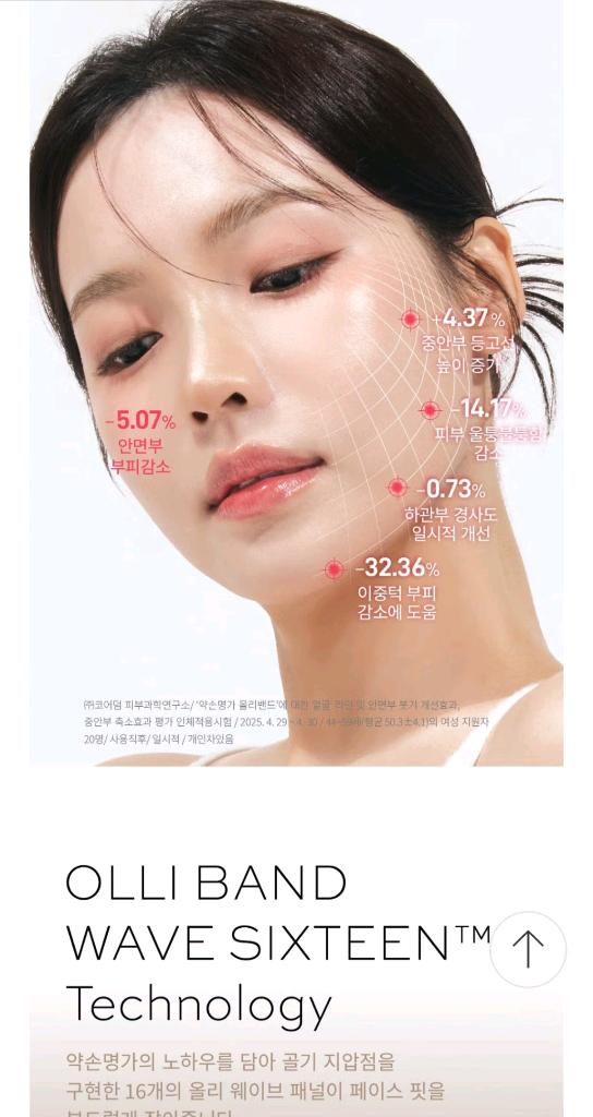 약손명가 올리밴드 웨이브 식스틴 풀박스입니다 이미지